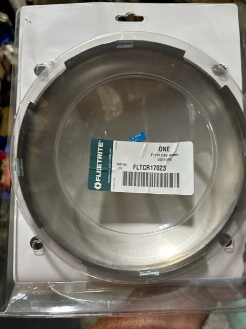 front hub cap 4 notch short lip stainless fleetrite
