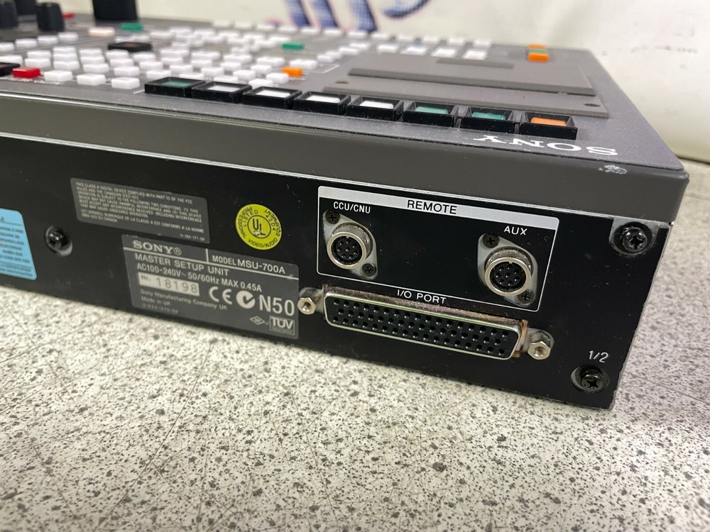 Sony MSU-700A Master Setup Unit