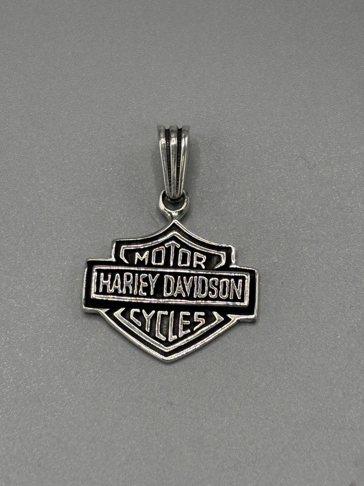 Harley Davidson Necklace Pendant 925 Sterling Silver  New Handmade ,925 Stamped