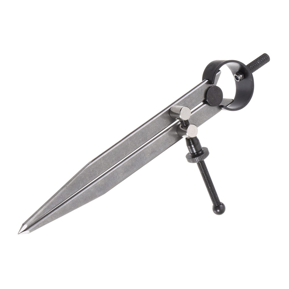 Spring Joint Caliper 6" Carbon Steel Spring Divider Caliper w Solid Nut Flat Leg