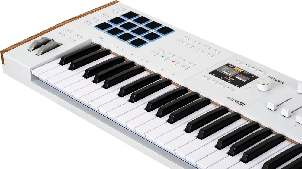 Arturia KeyLab 49 MK3 Universal 49 Key USB MIDI Keyboard Controller - White