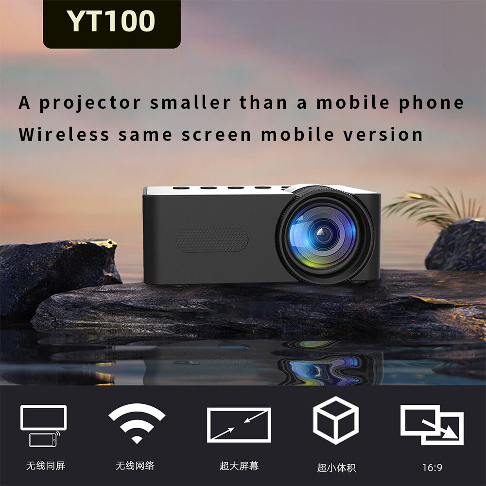 YT100 Mini Projector – Compact, Portable Home Theater