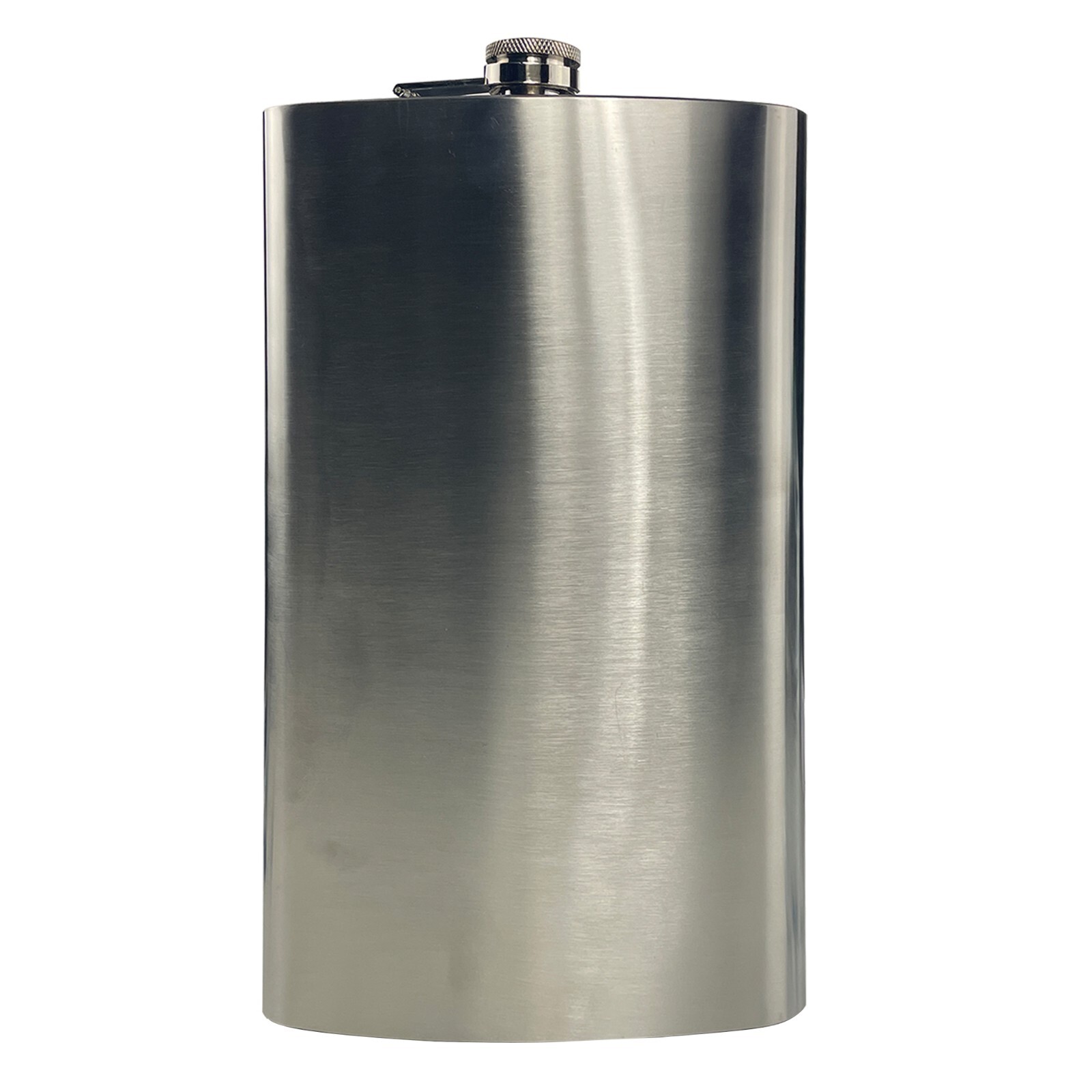 FLASK 64oz Stainless Steel XX Large Party Jumbo Liquor Irish Whiskey 1/2 Gallon