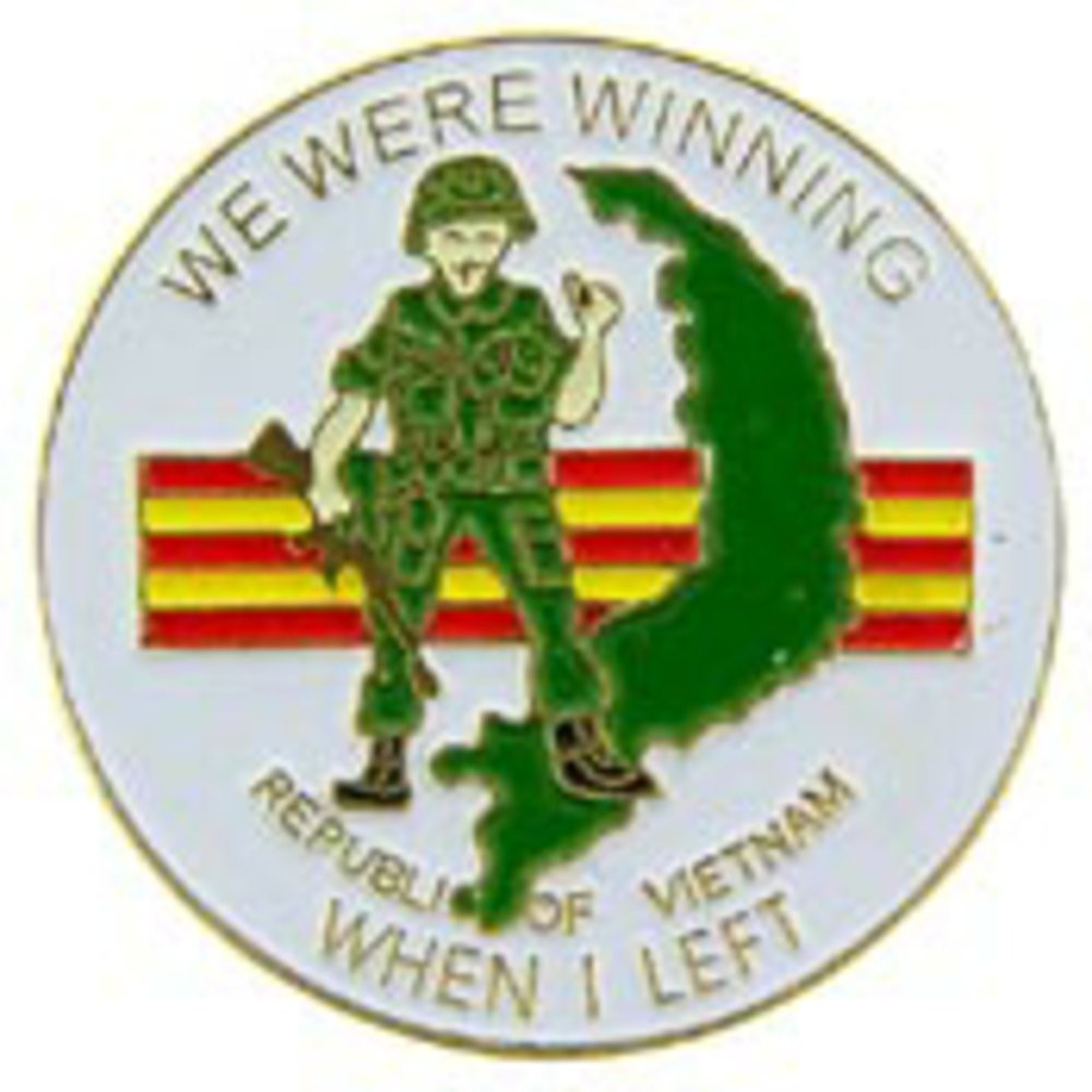EagleEmblems P14678 PIN-Viet,WE were Winning (1'')