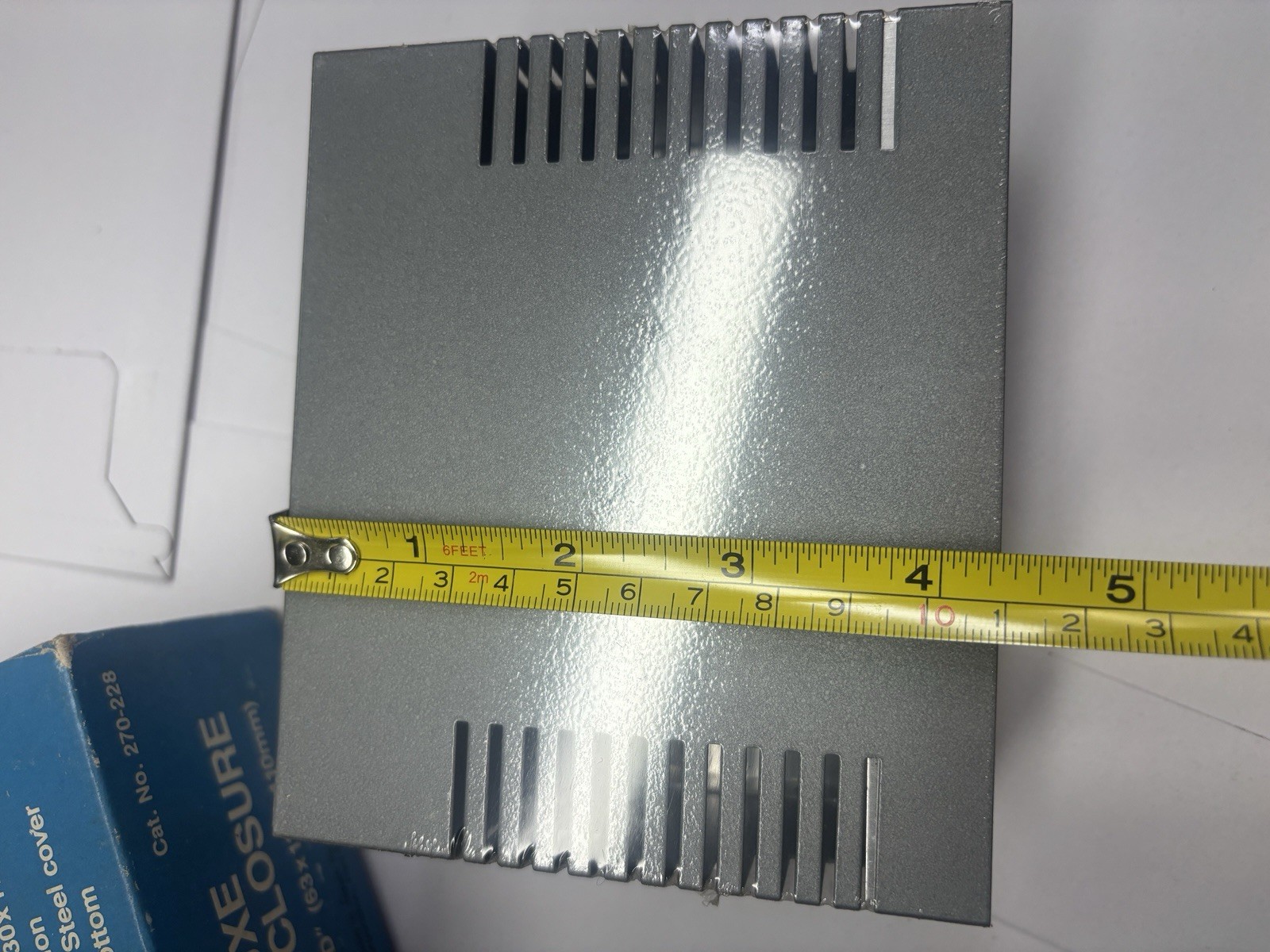 Vintage Radio Shack Deluxe Metal Utility Cabinet New In Box Model 270-228 NOS