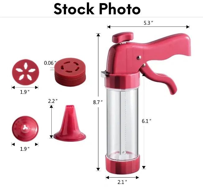 Cookie Press Maker Kit Set, 23-Pieces Biscuits Mold and Cookie Cutters