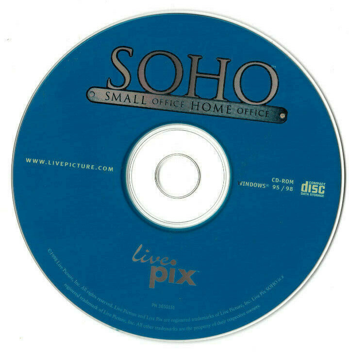 SOHO Live Pix (PC, 1998, Live Picture)