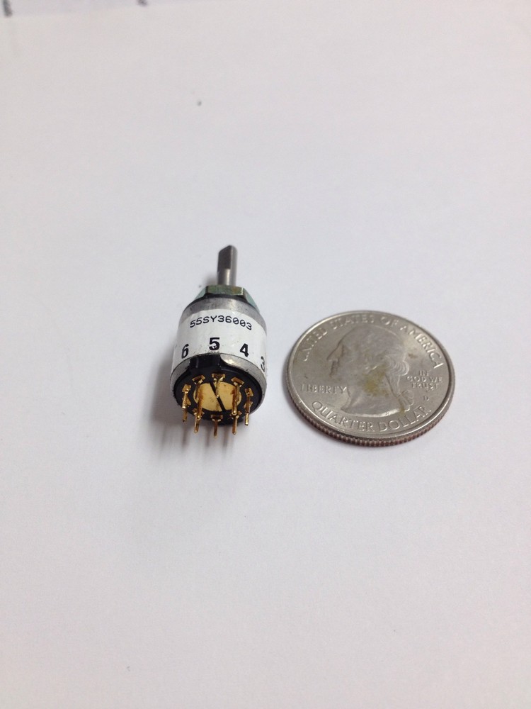 GRAYHILL 55SY36003 ROTARY SWITCH 2 Pole 10 Position