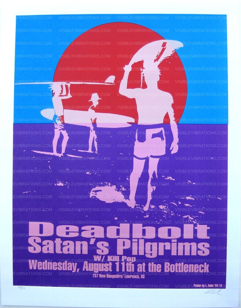 Deadbolt Concert Poster 1999 Kansas