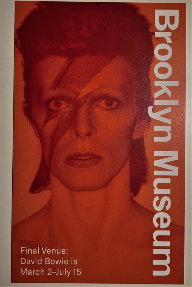 DAVID BOWIE Brooklyn Museum  Flyer