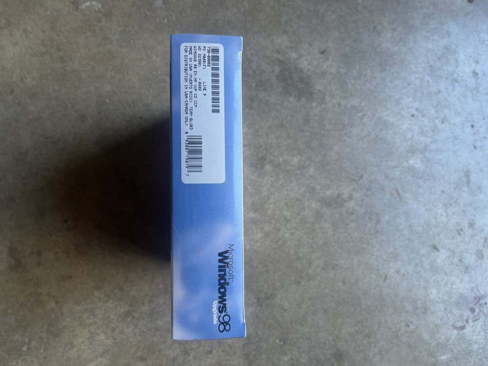 Microsoft Windows 98 Upgrade CD-ROM Standard Operating System Software