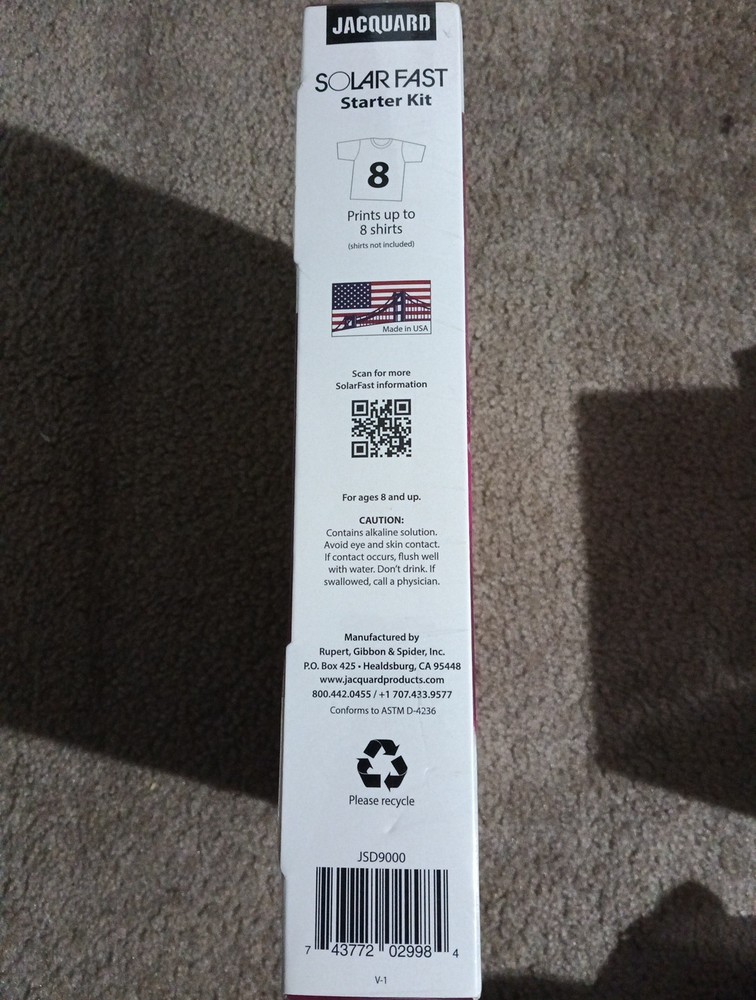 Jacquard Solarfast Starter Kit