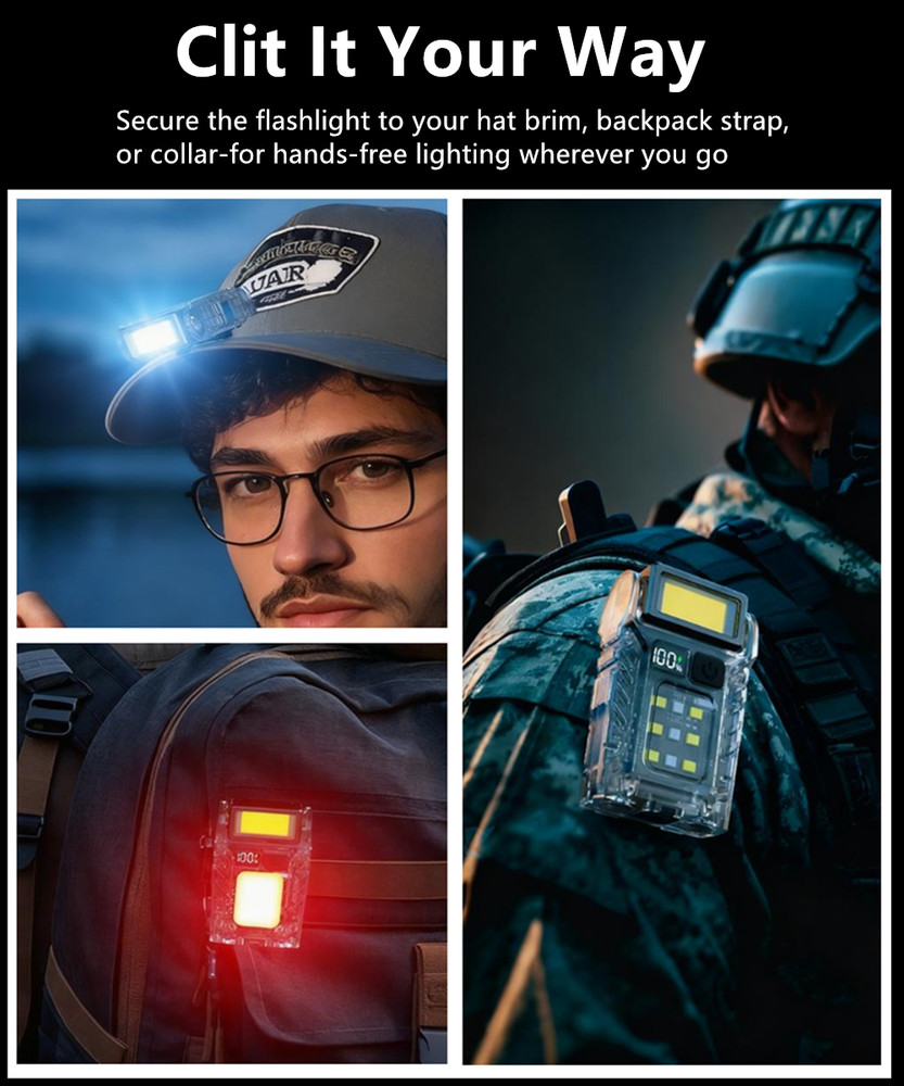 SMALL TORCH Mini Handheld Powerful LED Tactical Pocket Flashlight Bright