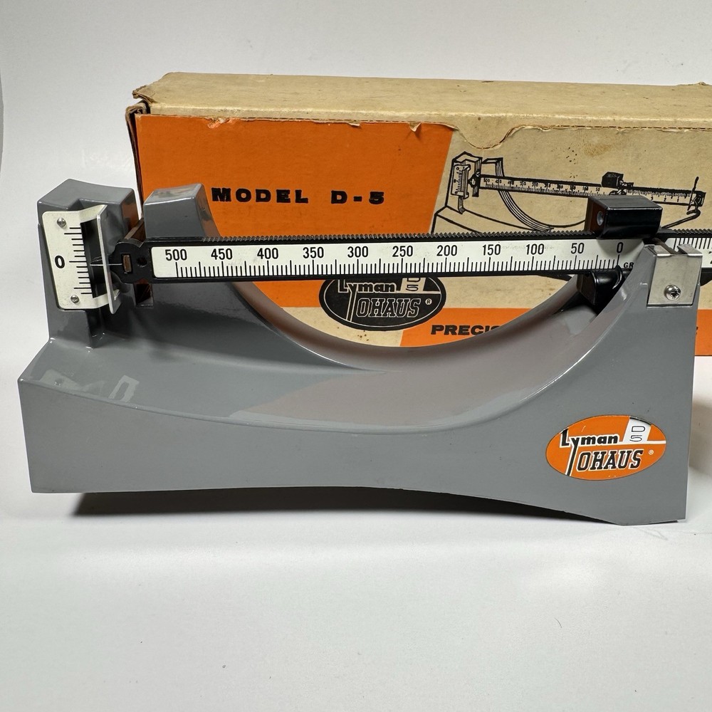 Ohaus Lyman D-5 Precision Powder Loading Scale For Reloading