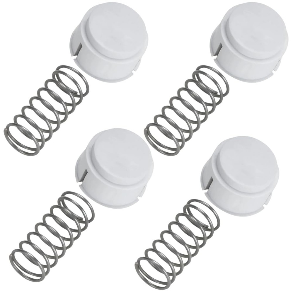 telehybrid Cooler Replacement Button & Spring Kit for Igloo 4 Pack, White