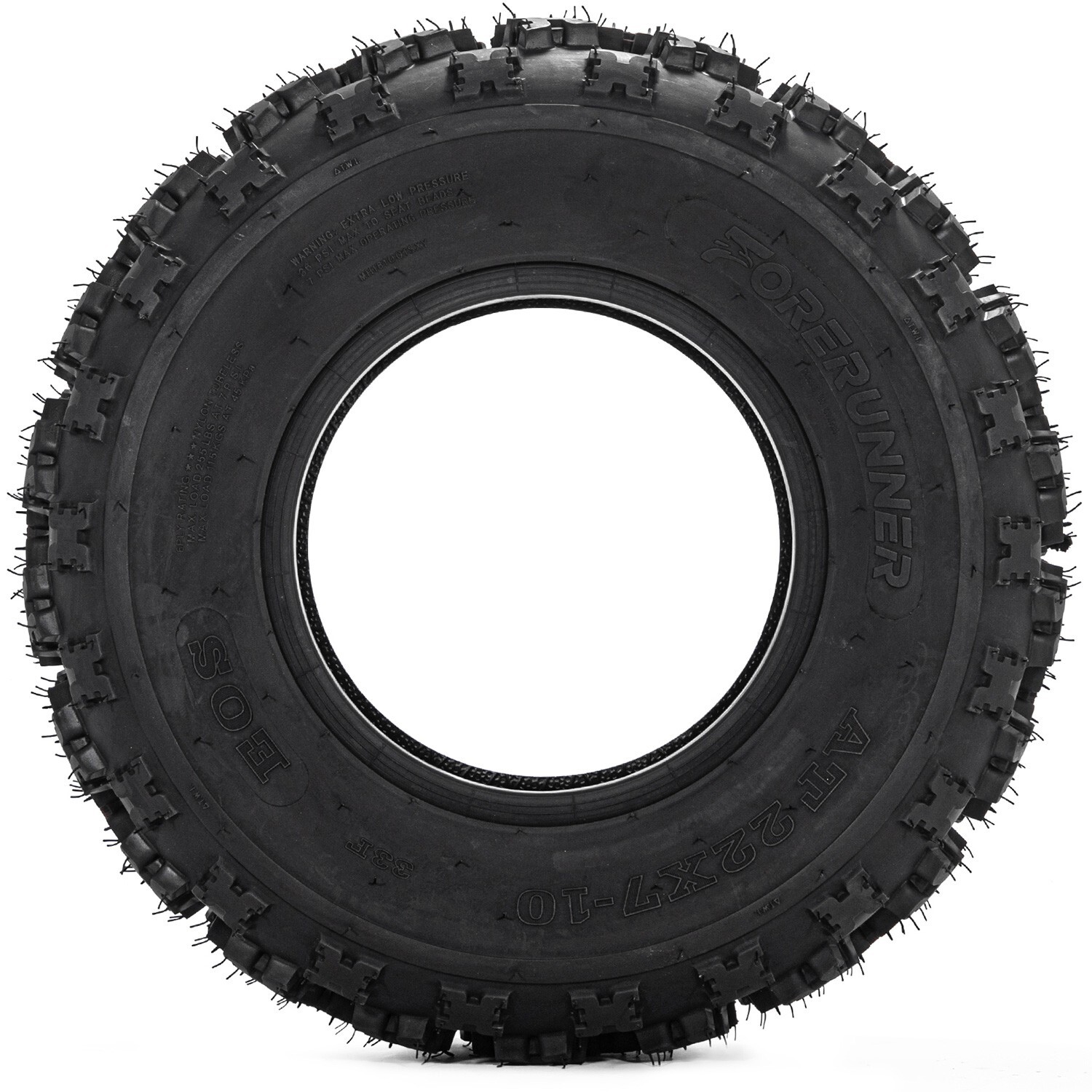 2 Front 22x7-10 6Ply ATV Tires 22x7x10 Sport All Terrain 22 7 10 Mud Tires