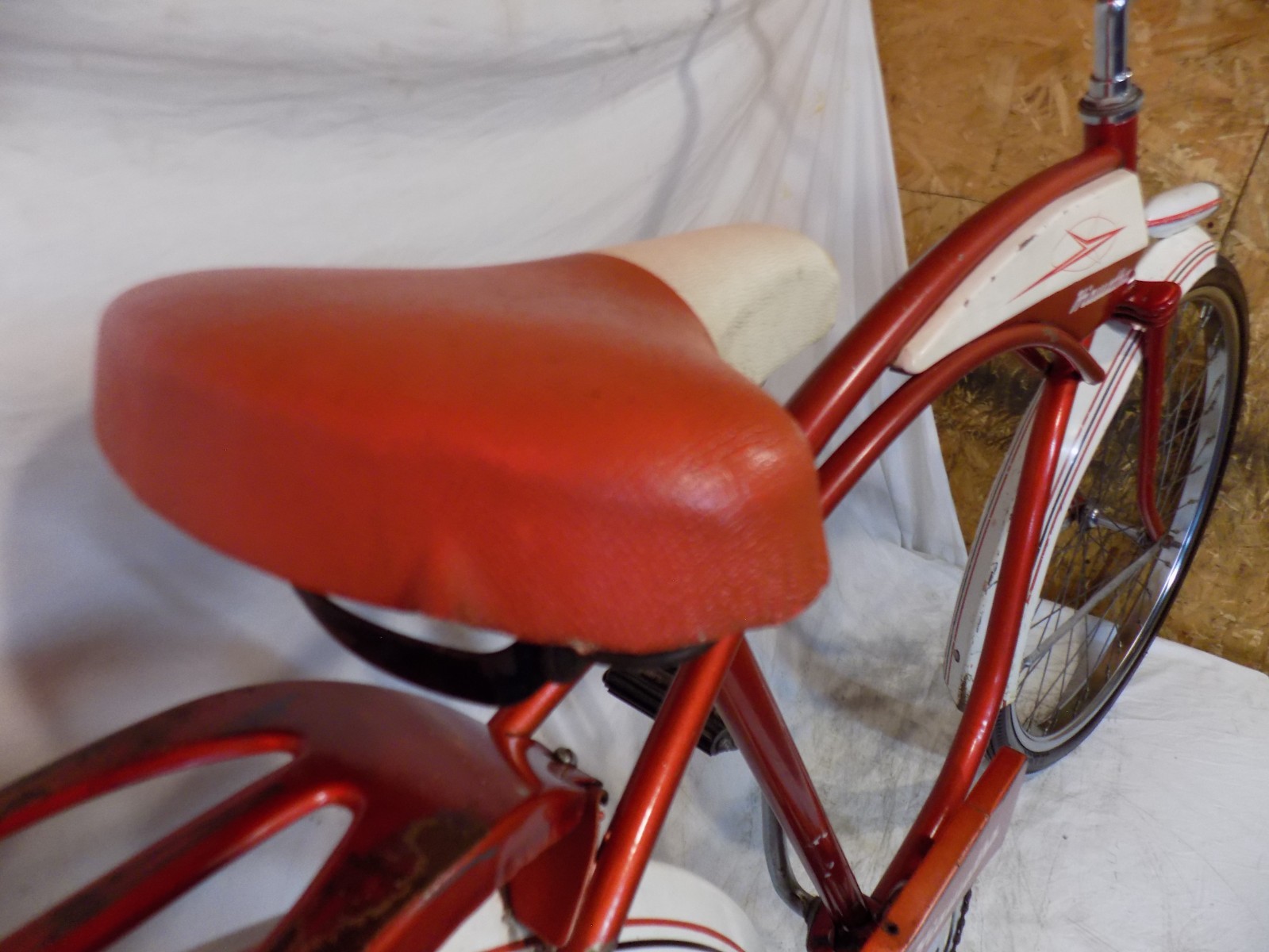 1960s HIAWATHA MENS TANK BIKE SPACELINER SEARS FLITELINER JC HIGGINS MURRAY JET!