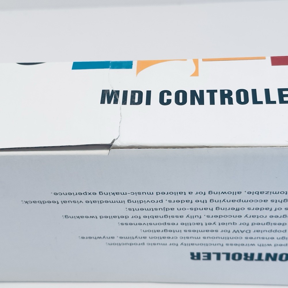 M-VAVE SMC-Mixer Wireless MIDI Controller Bluetooth DAW USB Rechargeable