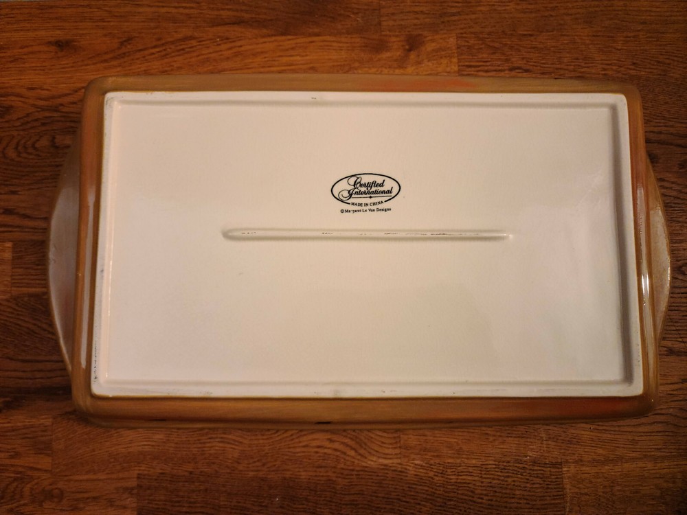 Certified International Sunflower by Margaret Le Van 17" Rectangular Baker