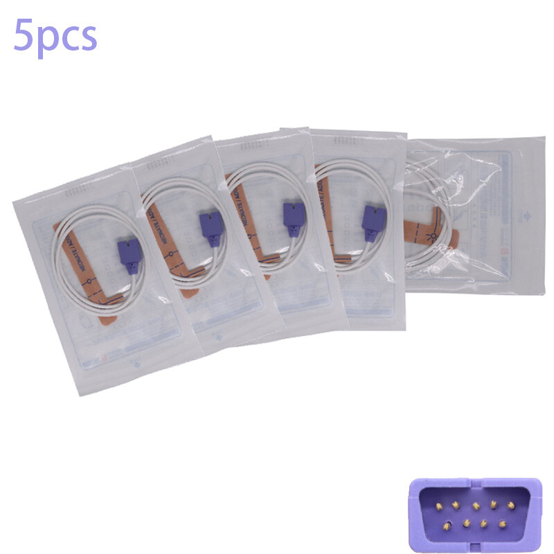 5Pcs/Pack Compatible With -Oximax Disposable SpO2 Sensor Adhesive Textile