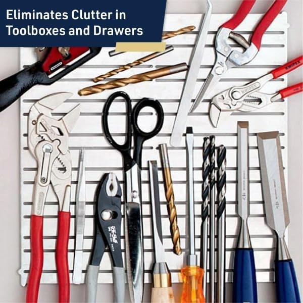 Powerful 12x12 Magnetic Storage Panel - Ideal for Garage Tool Organization