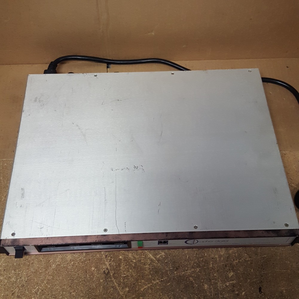 Cipher Digital Time Code Reader 735L - Powers On - w/Power Cord - USED