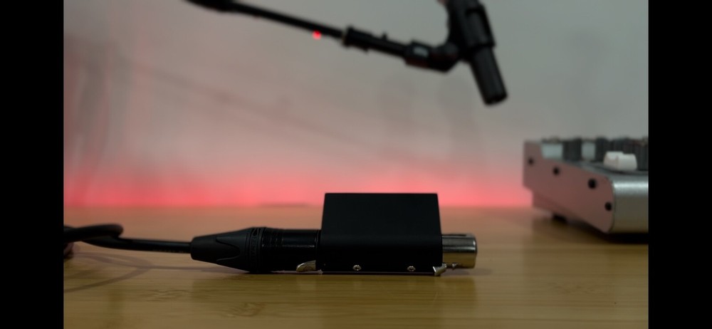 Optogate in-line audio mute microphone switch automatic optical proximity sensor