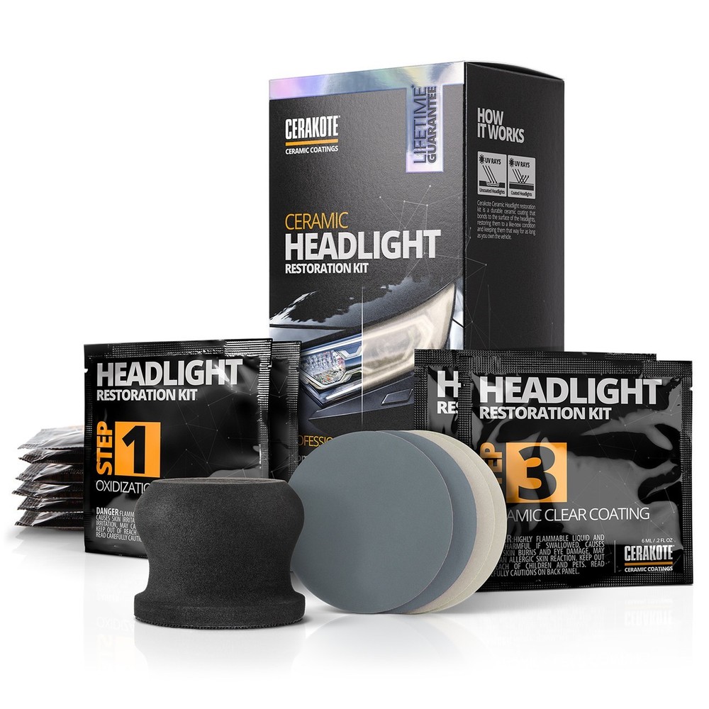 CERAKOTE Ceramic Headlight Restoration Kit – FREE SHIPPING