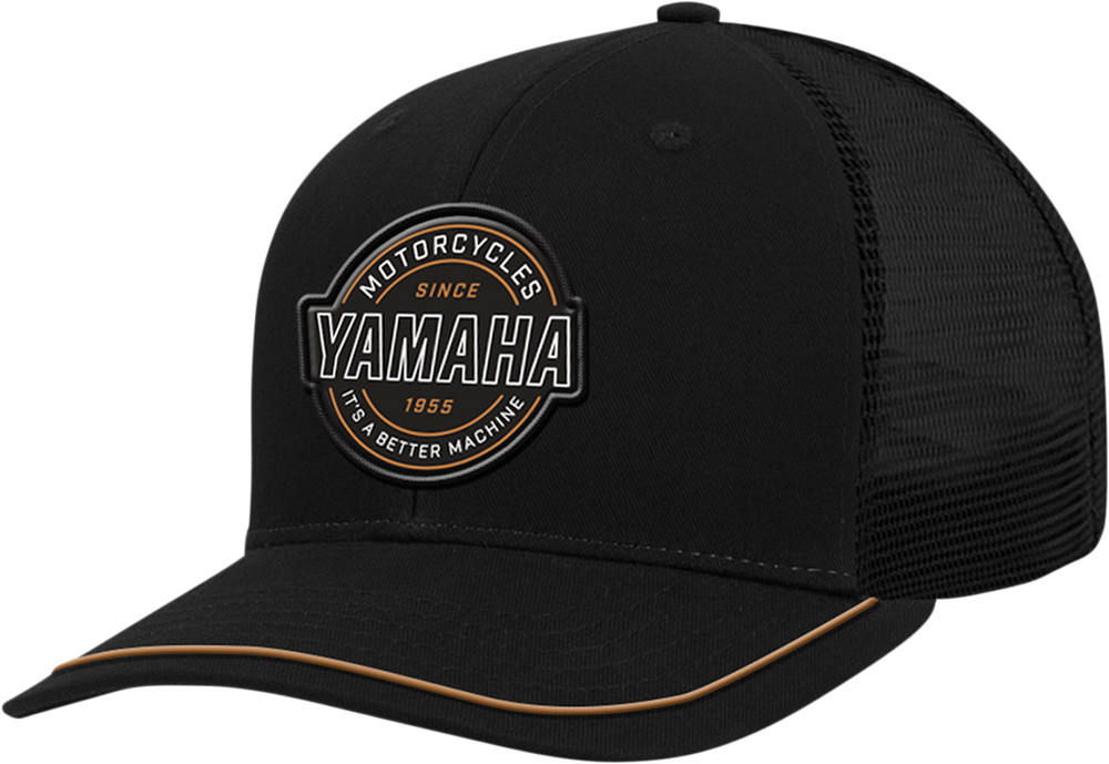 Yamaha Apparel Motorcycle Patch Hat Black