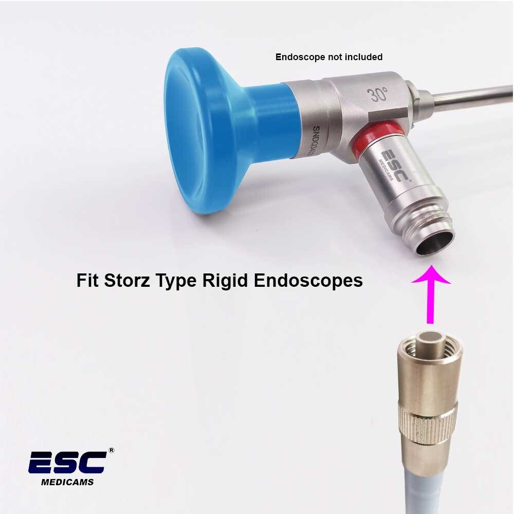 Fiber Optic Cable for LED Light Source 2.3M compatible with Storz, Transparent