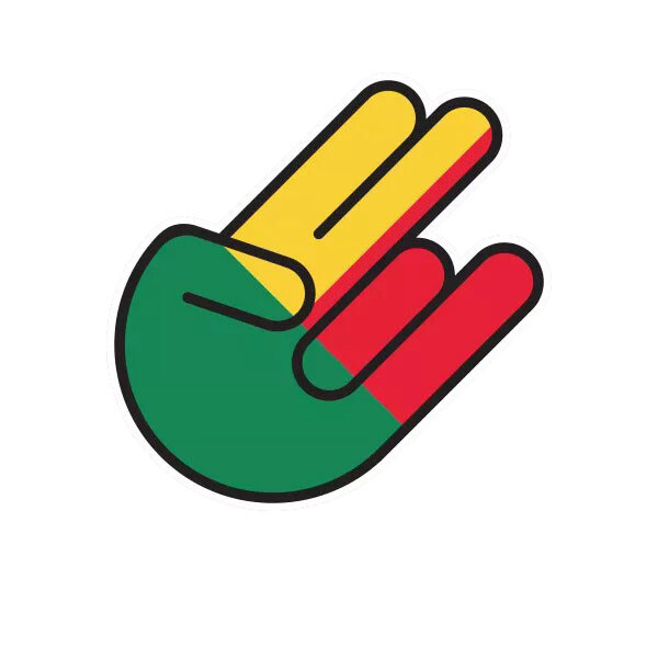 Beninese Shocker Sticker Decal