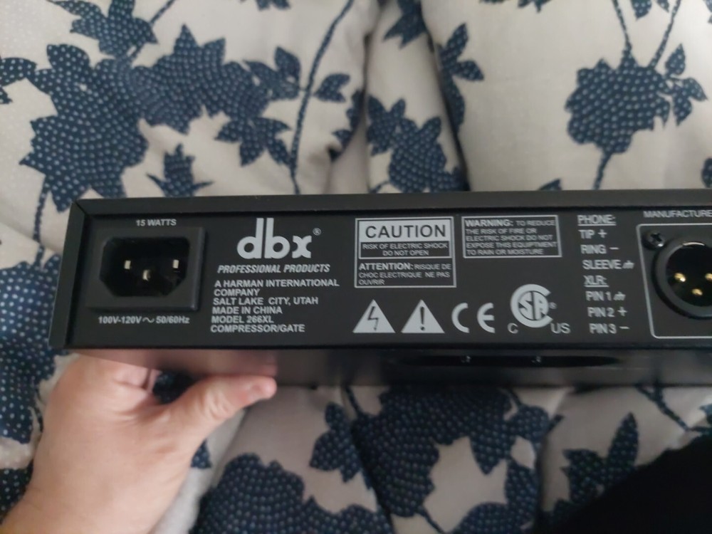 dbx 266XL 2-Channel Compressor/Gate CG01B9H