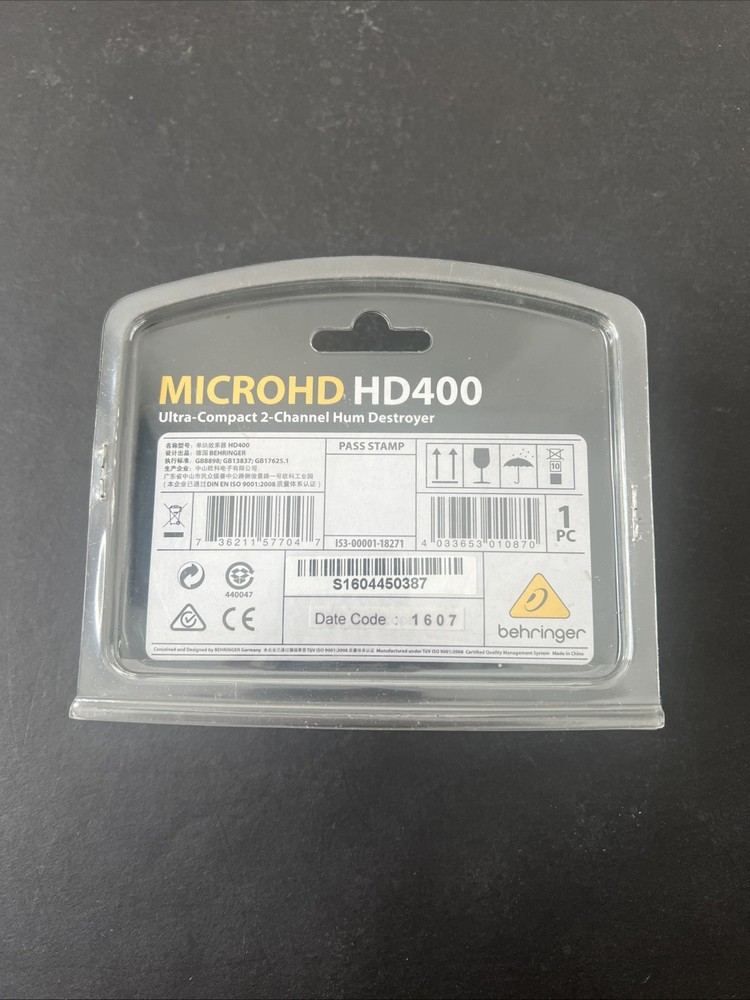 Behringer AC hum remove ground loops eliminate 2ch MICROHD HD400