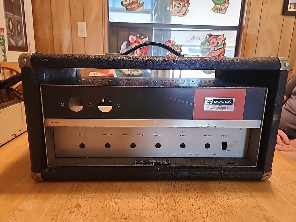 Bogen Challenger CHB50 PA Amp Chaissis And Custon Built Head Shell