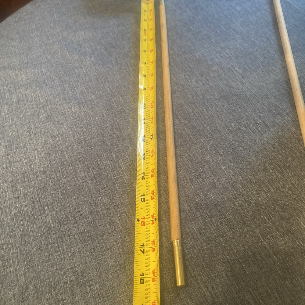 18 “ Lx 3/8” D Ramrod For Pistol Range Ramrod ( Muzzleloader) Includes Jag