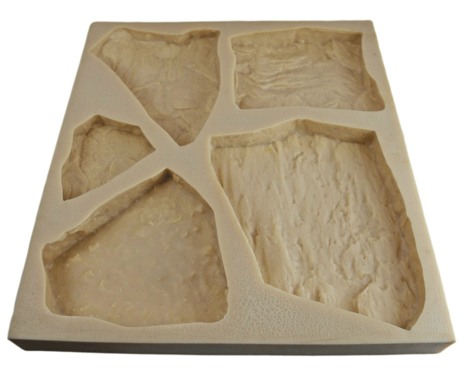 Stone Master Molds Rubber Molds for Concrete, Fieldstone Flat Mold