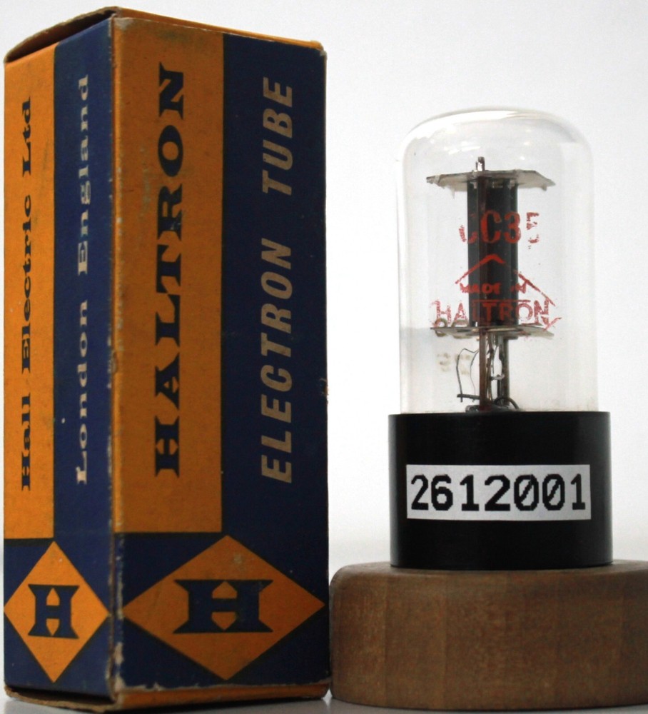 6SL7 ECC35 BRIMAR Label by Haltron Made in England
