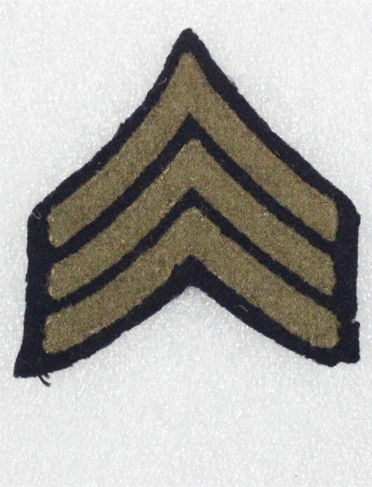 Army Chevron: Sergeant (c.1920/30's), single - wool on felt