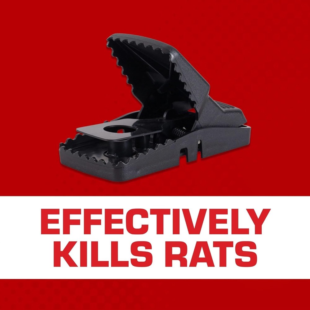 Ultimate Rat Snap Trap: Reusable, Interlocking Teeth for Failure-Free Control