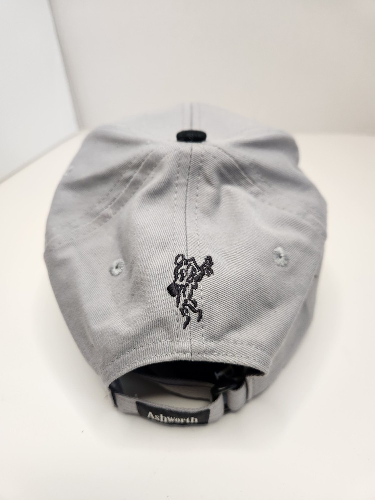 Ashworth Hat Cap Strap Back Gray Golf Logo