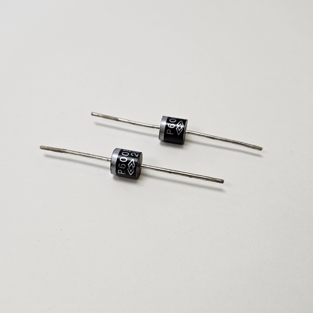 P600B RECTIFIER DIODE 100V 6AMP X2PCS