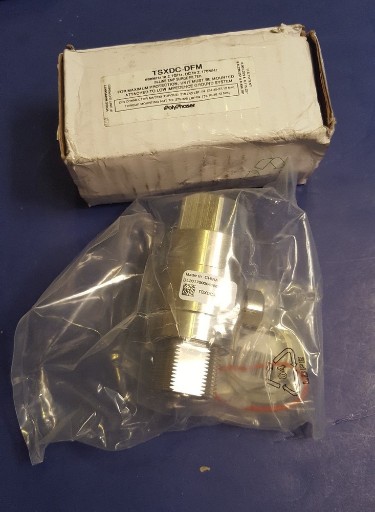 Polyphaser In-Line EMP Surge Filter TSXDC-DFM