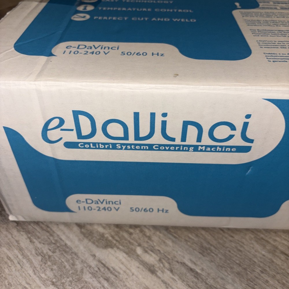 E-Davinci Colibri system covering machine