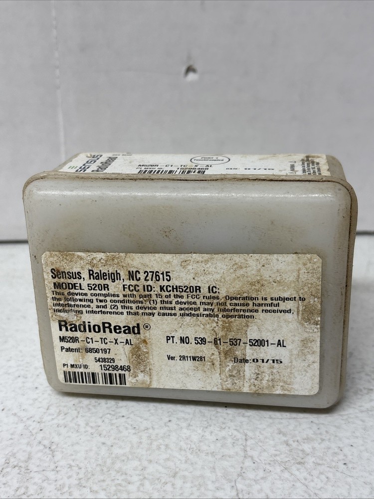 Sensus RadioRead M520R-C1-TC-X-AL Panel Meter Reader Touchread Transceiver
