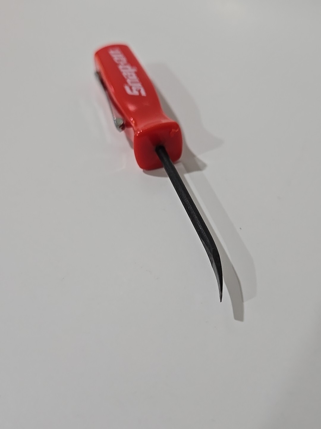 2PK SNAP ON TOOL BOX LOGO EMBLEM Chrome Plastic Badge Decal 8"+2 RED Pry bar !!!