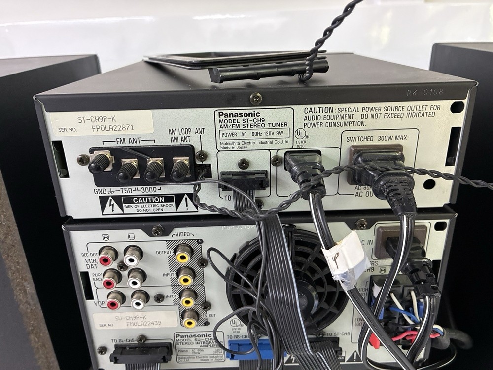 Vtg Panasonic SC-CH9 Stereo Integrated Amplifier & CD/Cassette System Tested