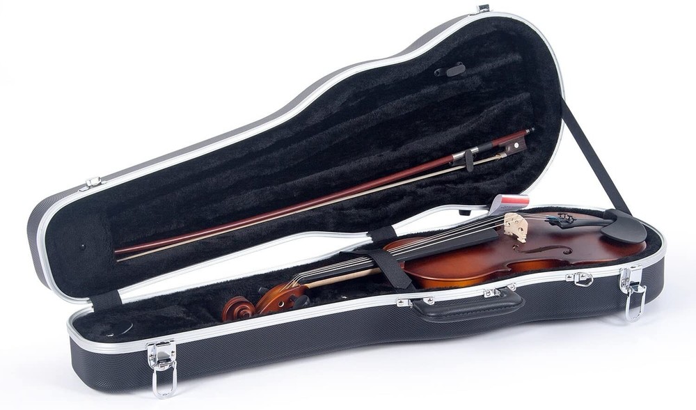 Crossrock 4/4 Violin Case-Backpack Style in Black