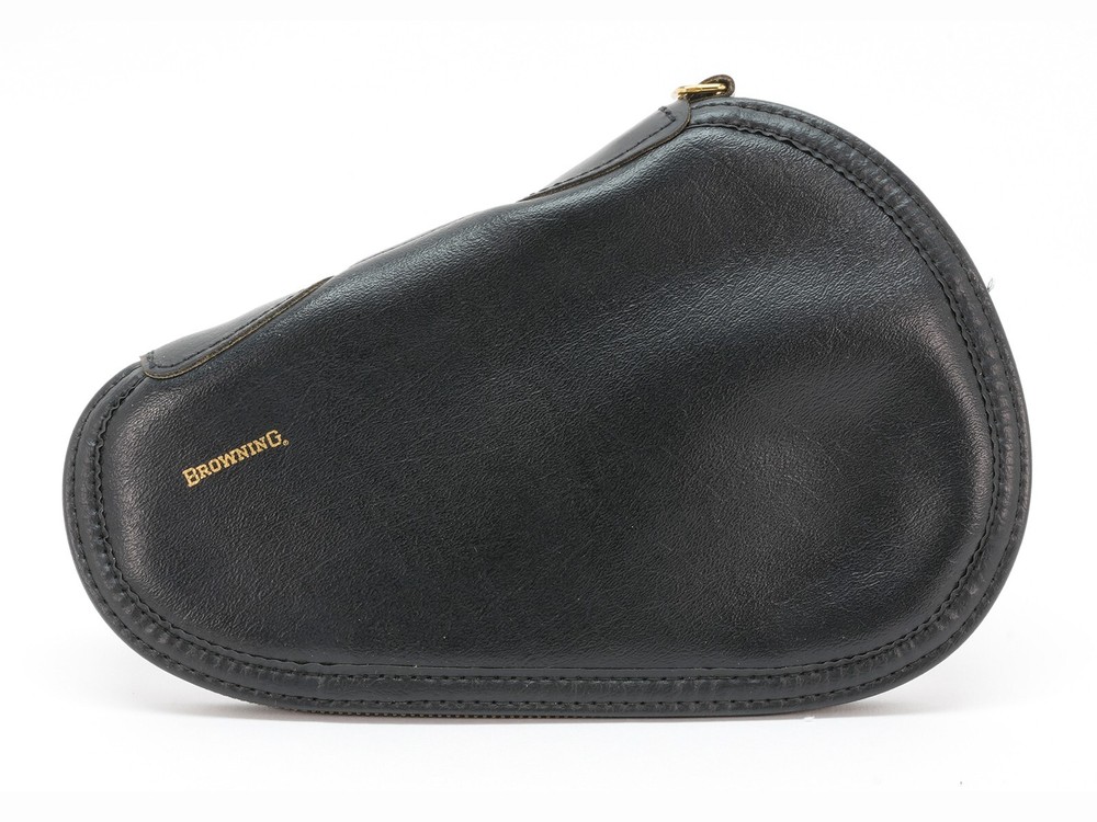 10" Browning Leather Soft Case With Wool Interior