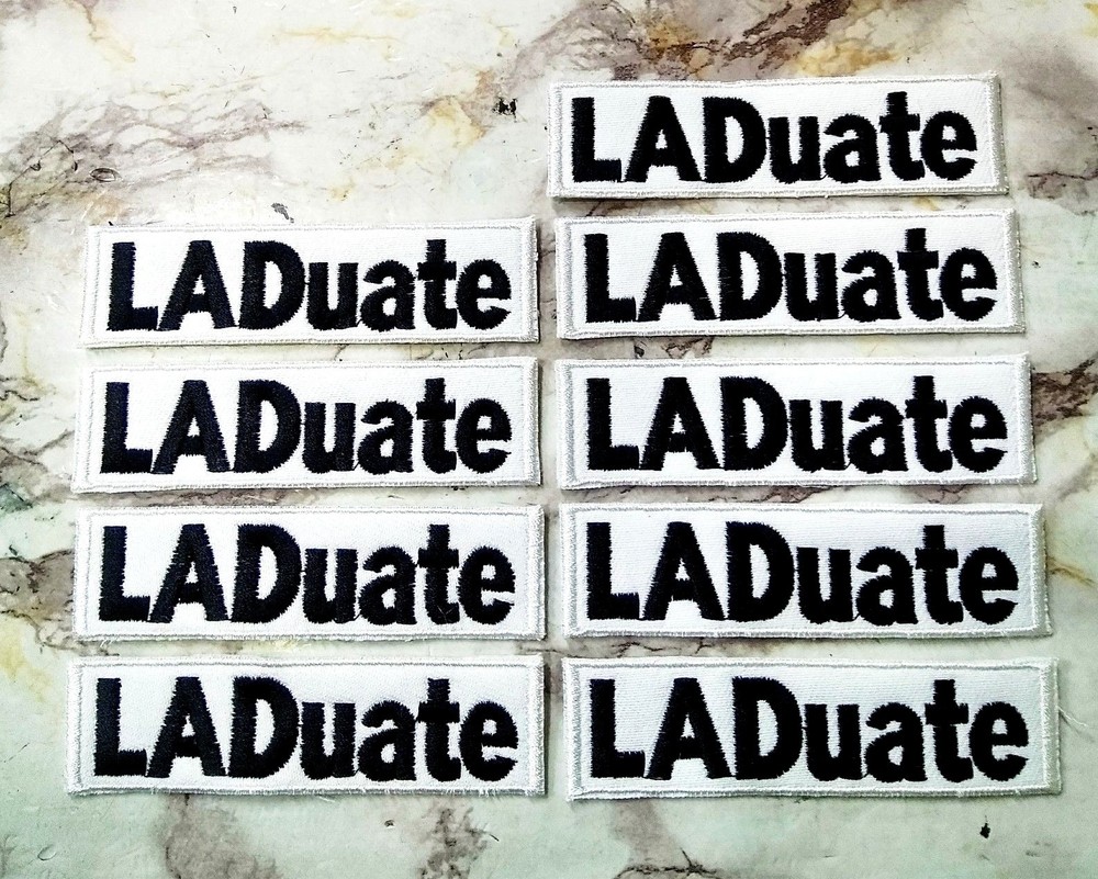 CUSTOM Name Patch | Sew on Embroidered Kids Patch | Dog Tag | Personalised Patch