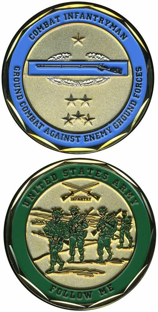 Combat Infantryman Challenge Coin (Eagle Crest 2261)